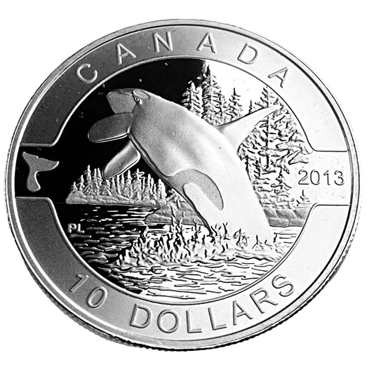 .510 ozt The Orca 9999 Silver $10 Coin