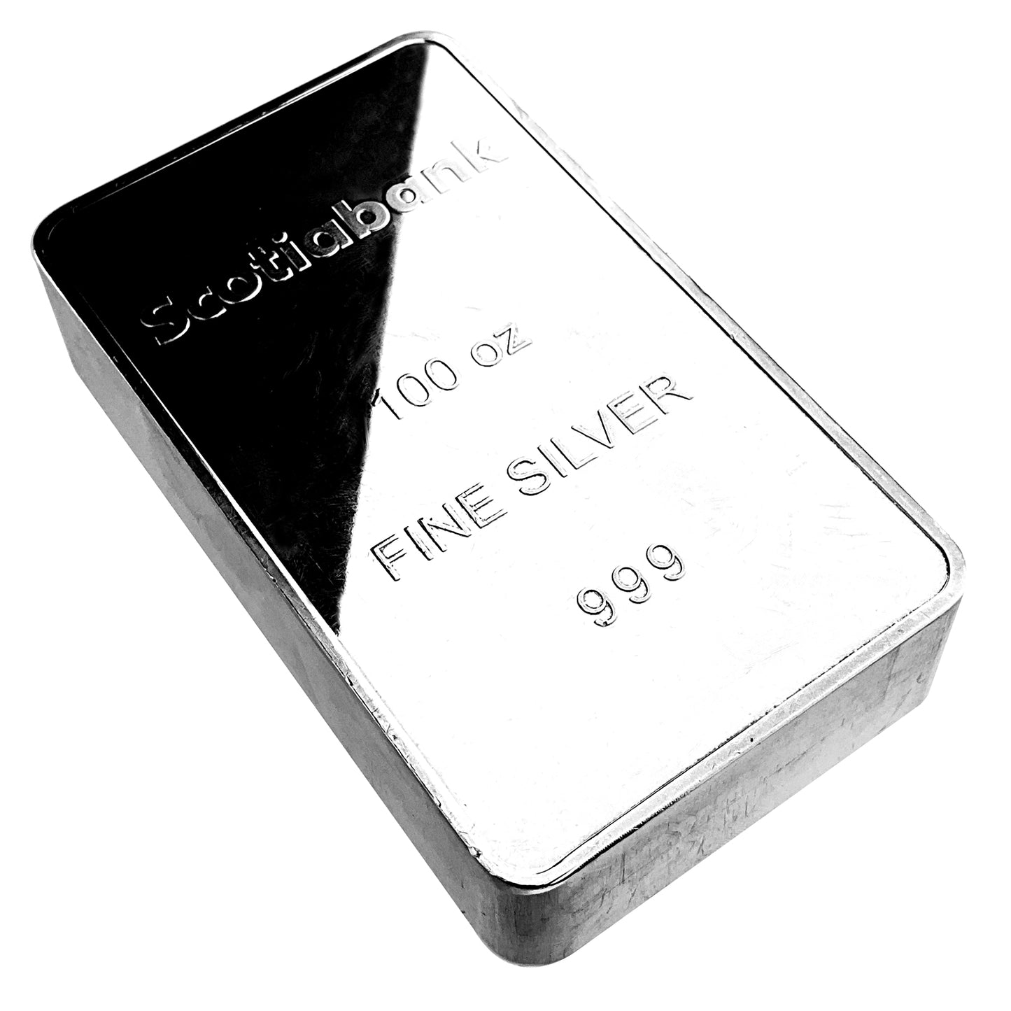 100 ozt Scotiabank 999 Silver Bar
