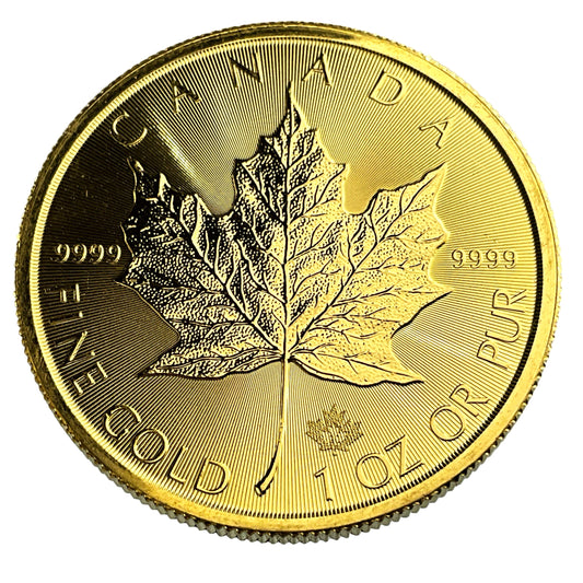 1 ozt Random Canadian Gold 9999 Maple