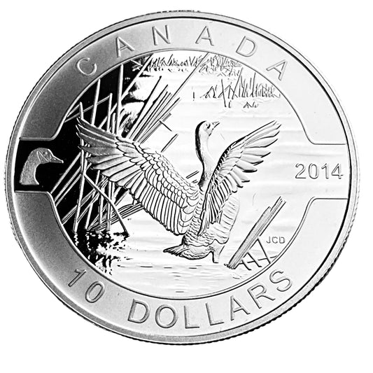 .510 ozt Canada Goose 9999 Silver $10