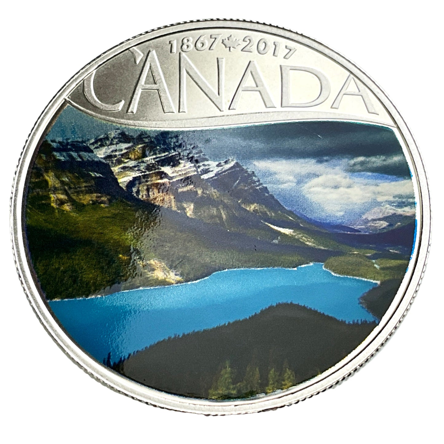 .510 ozt Peyto Lake 9999 Silver $10 Coin
