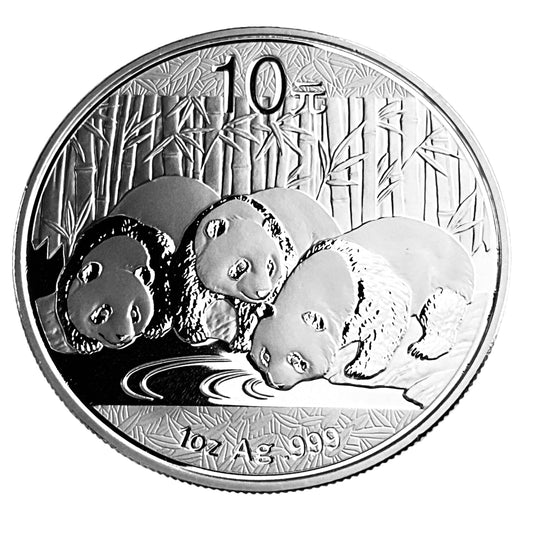 1 ozt 2013 Chinese Panda 999 Silver Coin