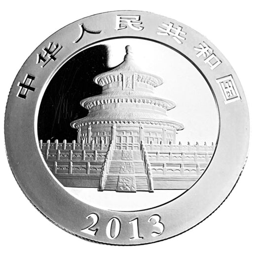 1 ozt 2013 Chinese Panda 999 Silver Coin