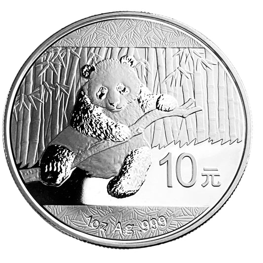 1 ozt 2014 Chinese Panda 999 Silver Coin