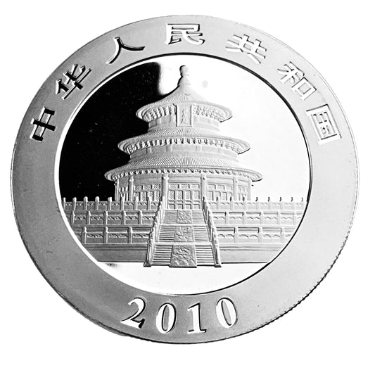 1 ozt 2010 Chinese Panda 999 Silver Coin