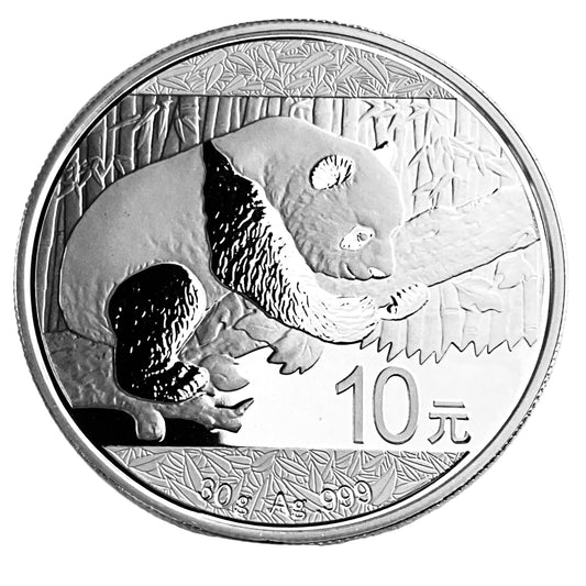 .9645 ozt 2016 Chinese Panda 999 Silver Coin