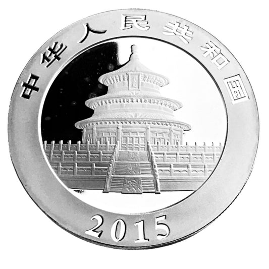 1 ozt 2015 Chinese Panda 999 Silver Coin