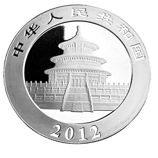 1 ozt 2012 Chinese Panda 999 Silver Coin