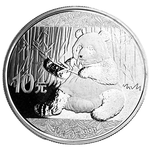 .9645 ozt 2017 Chinese Panda 999 Silver Coin