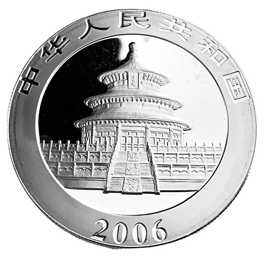 1 ozt 2006 Chinese Panda 999 Silver Coin