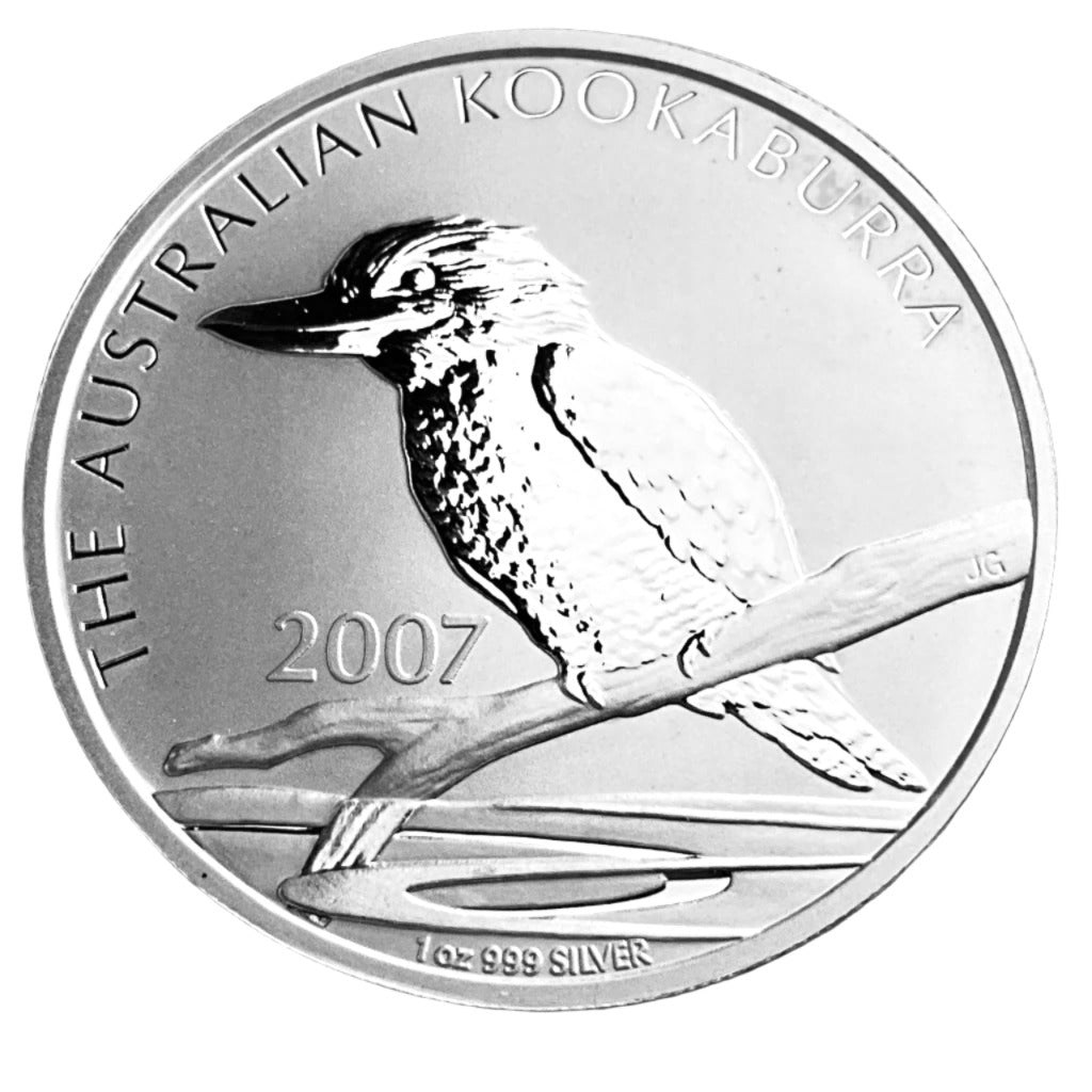 1 ozt 2007 Kookaburra 999 Silver $1 Coin