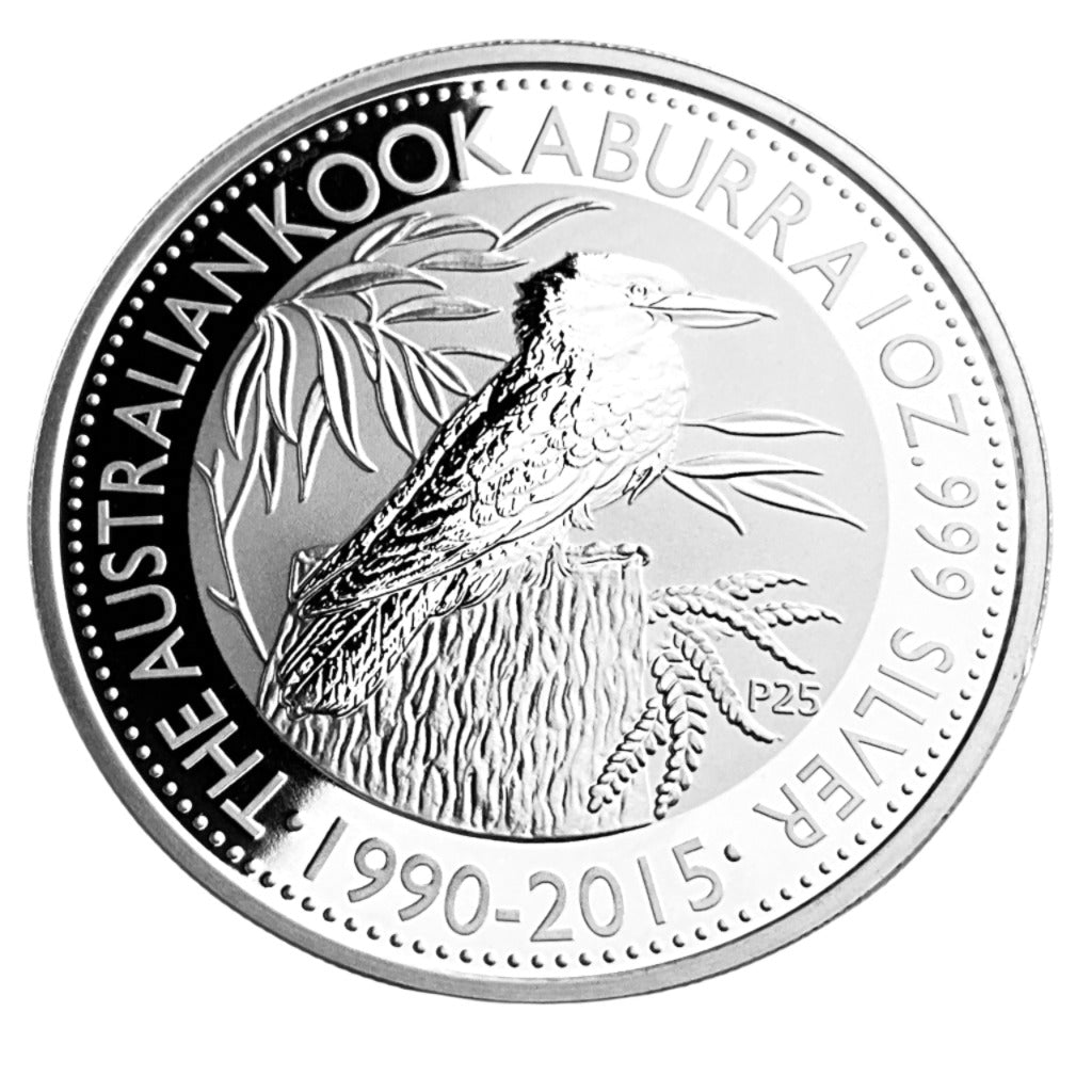 1 ozt 2015 Kookaburra 999 Silver $1 Coin