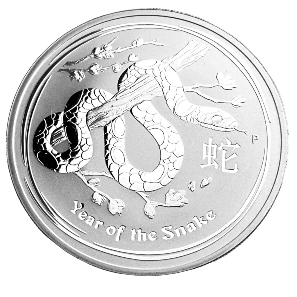 1 ozt 2013 Year of the Snake 999 Silver $1