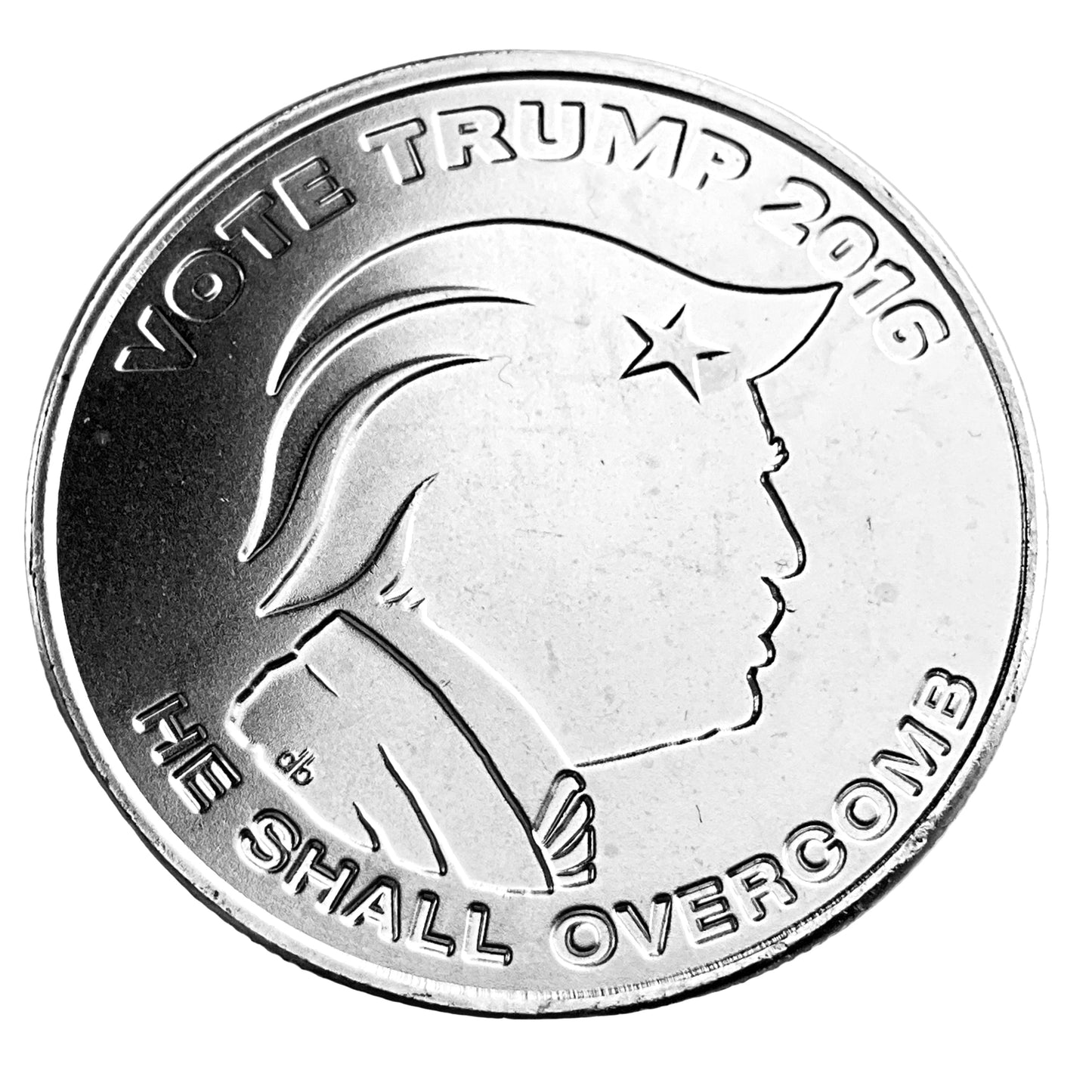 1 ozt Donald Trump Shall Overcomb 999 Silver