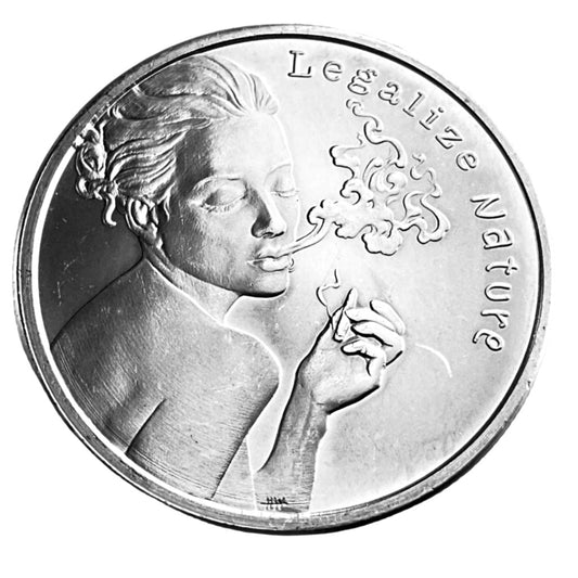 1 ozt Legalize Nature 999 Silver Round