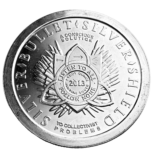 1 ozt Come and Take Them 999 Silver Round