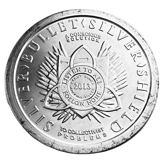 1 ozt Love and Pregnant 999 Silver Round