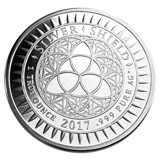 1 ozt Debt Means Death 999 Silver Round