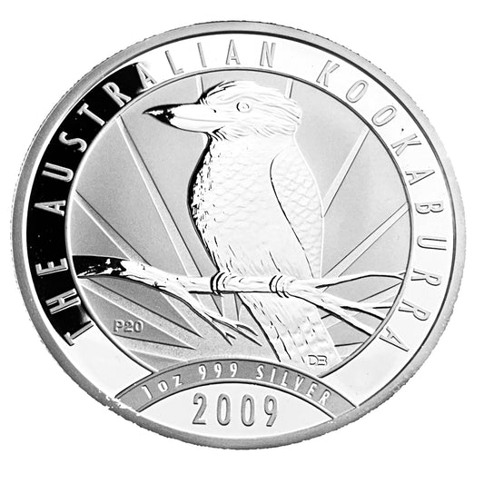 1 ozt 2009 Kookaburra 999 Silver Coin