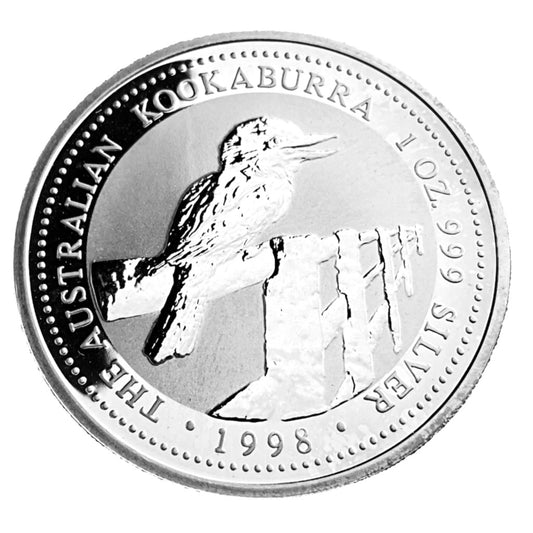 1 ozt 1998 Kookaburra 999 Silver Coin