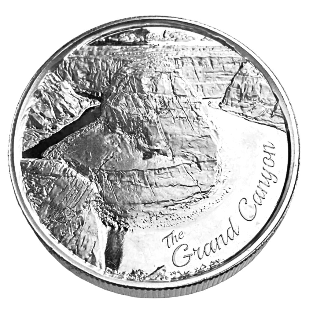 2 ozt Grand Canyon High Relief 999 Silver $1