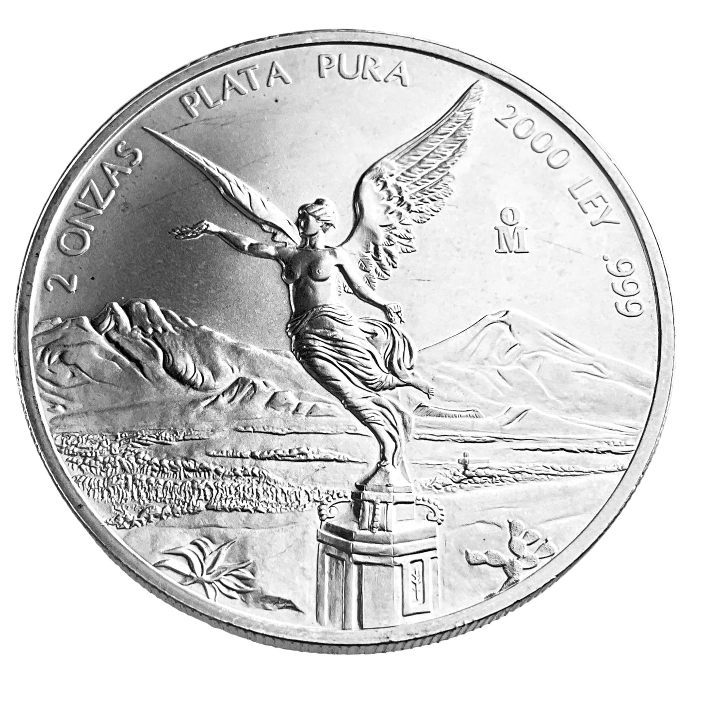2 ozt Mexican Libertad 999 Silver Coin