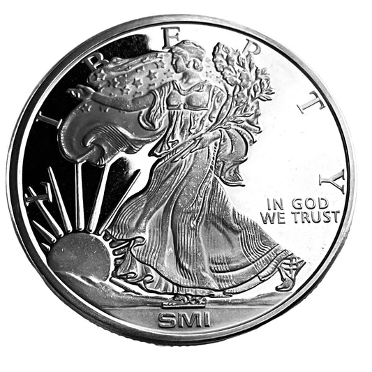 1 ozt Walking Liberty 999 Silver Round