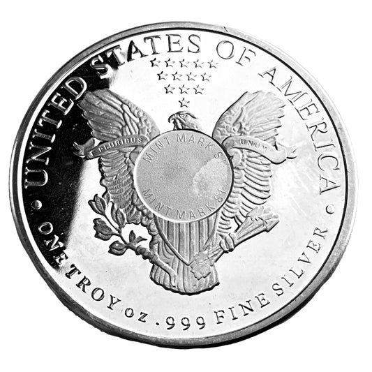 1 ozt Walking Liberty 999 Silver Round