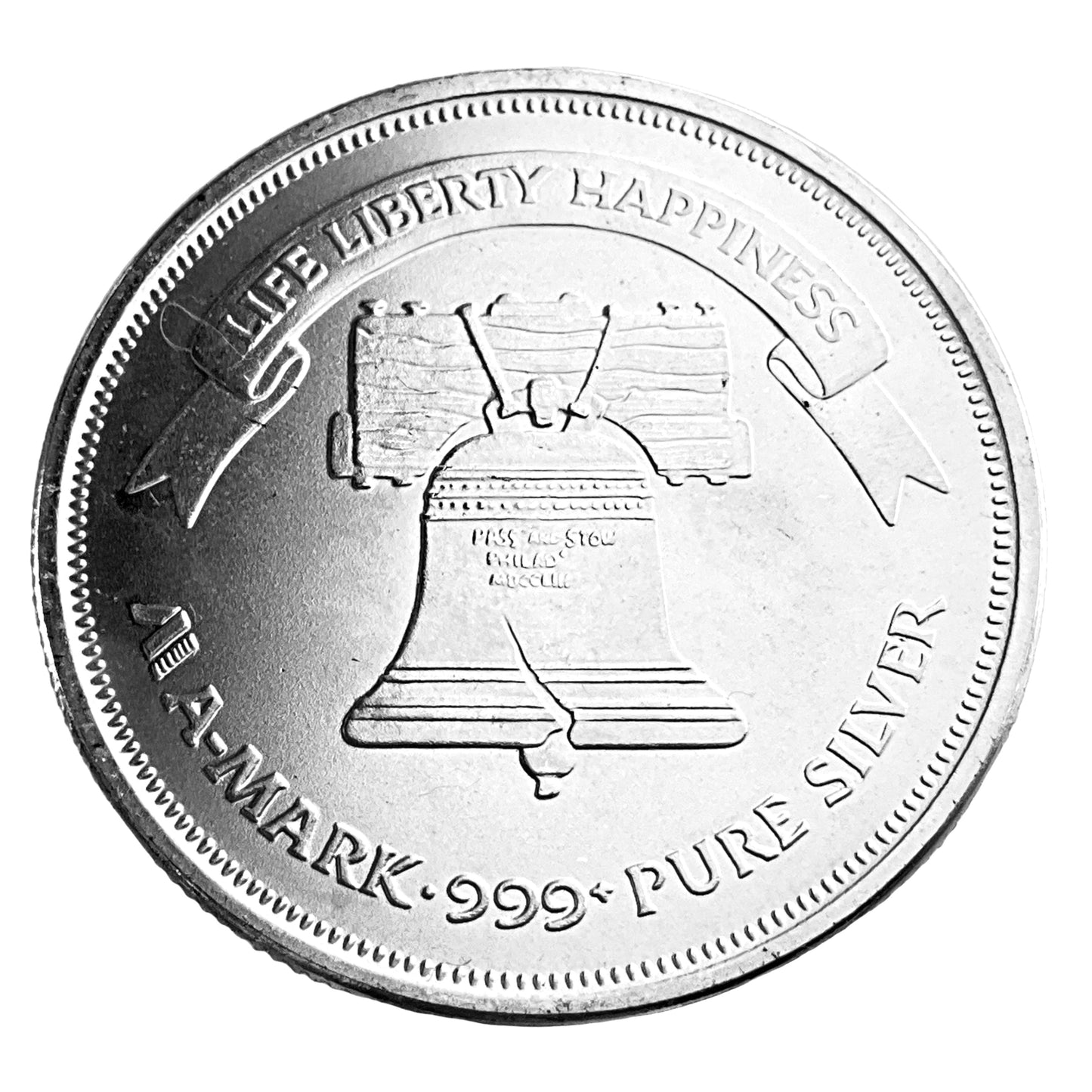 1 ozt A-Mark Liberty 999 Silver Round
