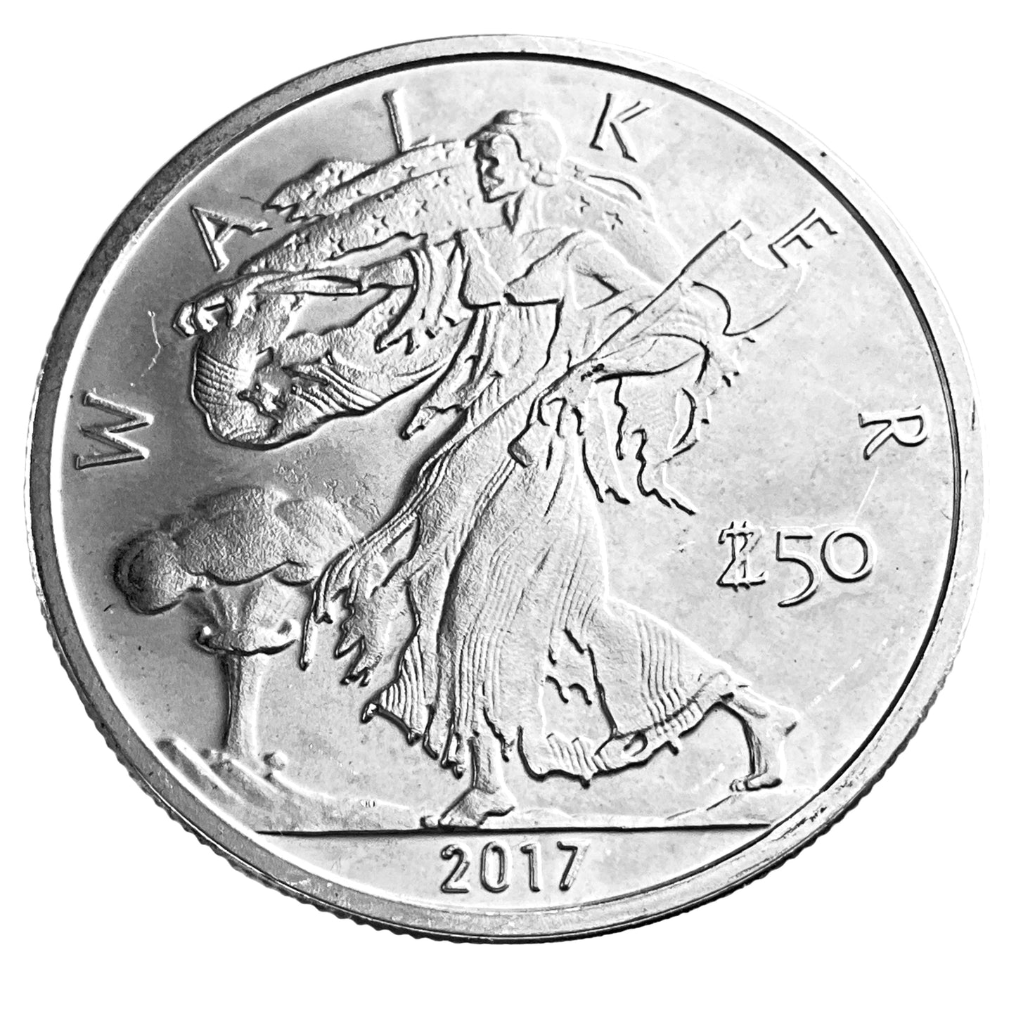 1 ozt Zombucks Walker 999 Silver Round