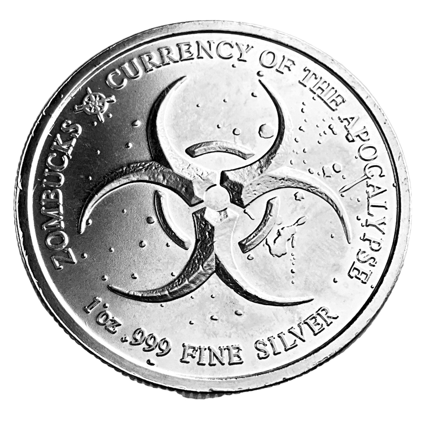 1 ozt Zombucks Slayed Dollar 999 Silver