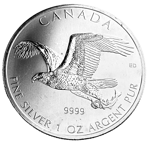 1 ozt Bald Eagle 9999 Silver $5 Coin