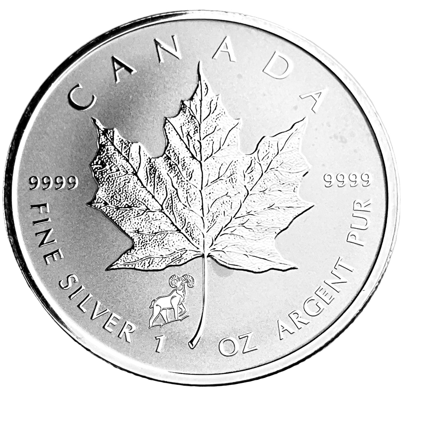 1 ozt Year of the Ram Privy 9999 $5 Silver