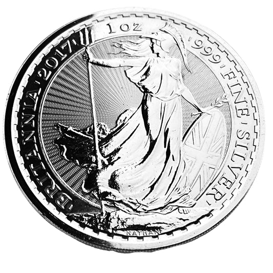 1 ozt 2017 Britannia 999 Silver Round