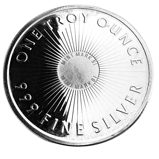 1 ozt Sunshine Mint 999 Silver Round