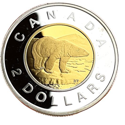 .263 ozt Two Dollars Toonie 925 Silver $2