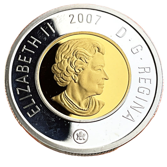 .263 ozt Two Dollars Toonie 925 Silver $2