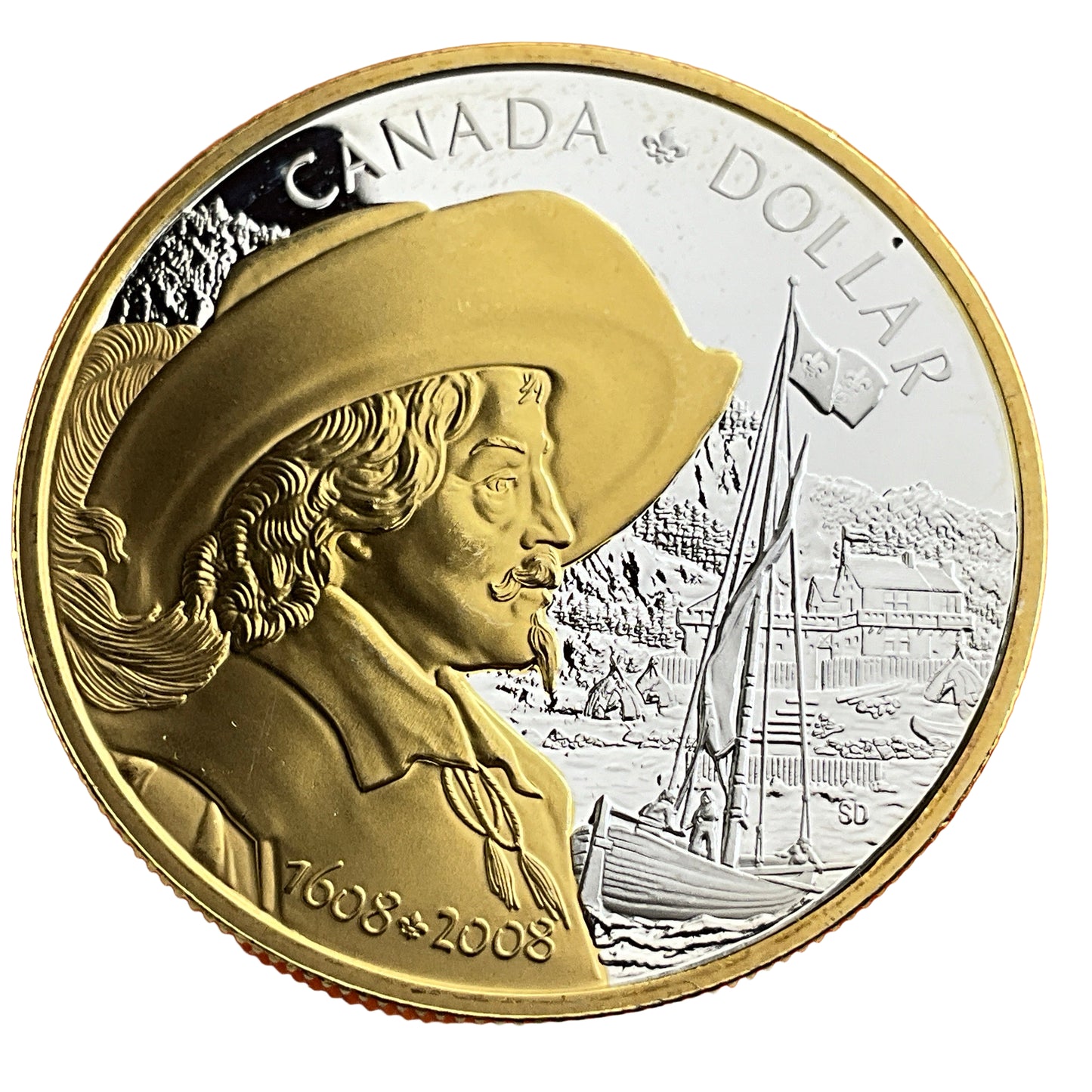 .749 ozt 400th Quebec City RCM Silver $1