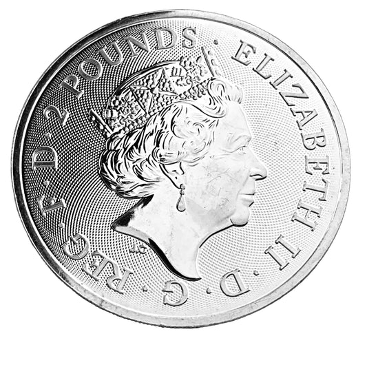 1 ozt Trafalgar Square Lion 999 Silver Coin