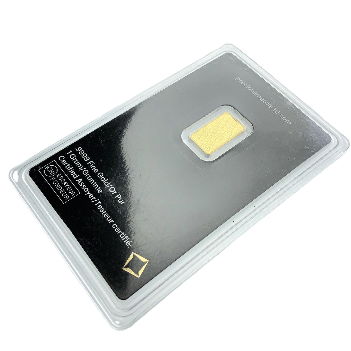 1 gram Toronto Dominion TD 9999 Gold Bar