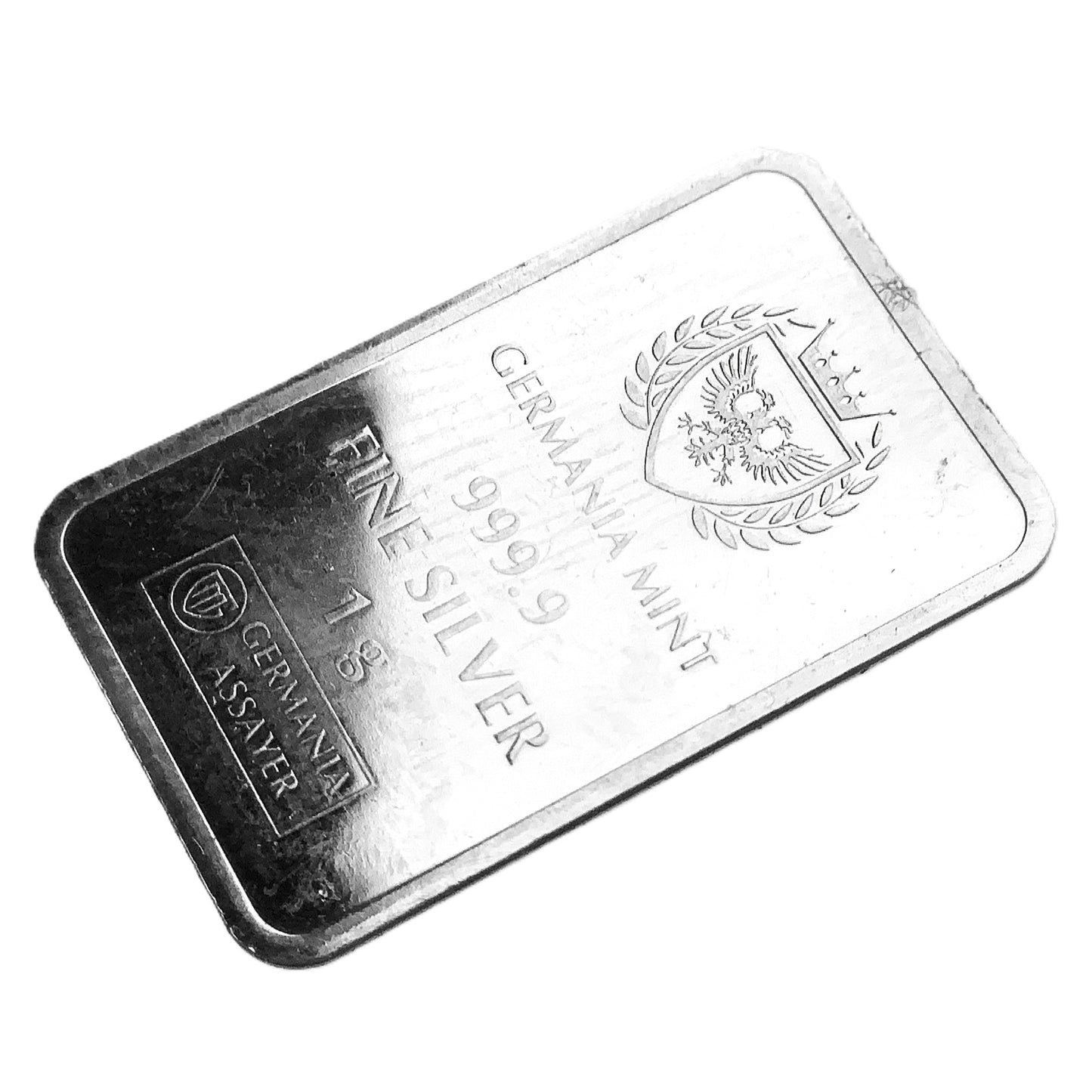 1 gram Germania Coat of Arms 9999 Silver Bar