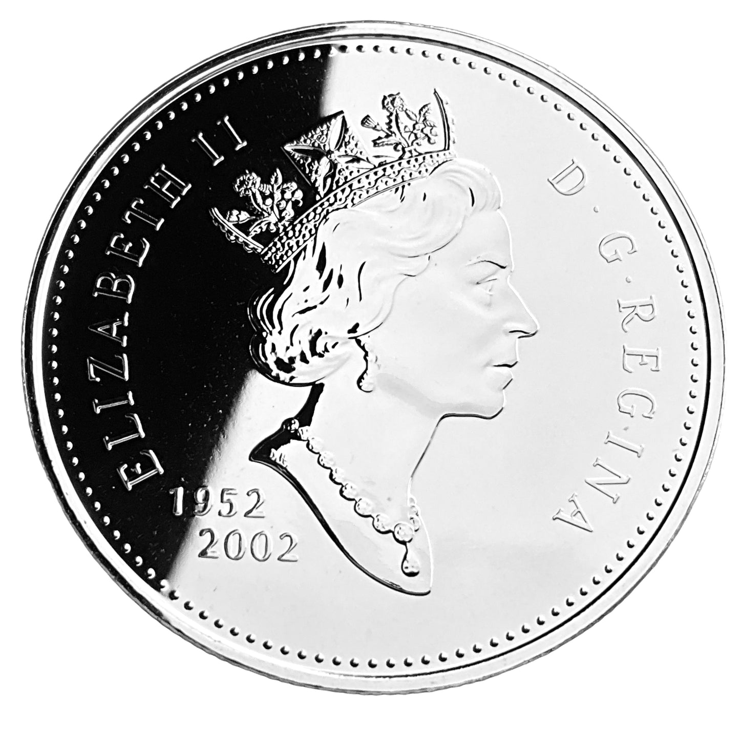 .750 ozt 50th Elizabeth Throne Silver $1