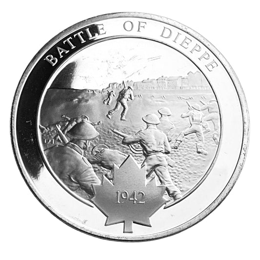 1.145 ozt Battle of Dieppe 925 Silver