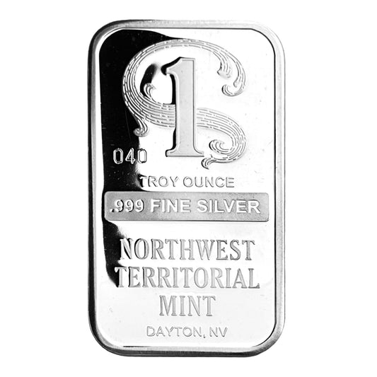 1 ozt Everything UFO 999 Silver Bar