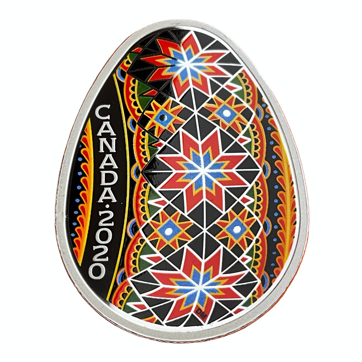 1.88 ozt Traditional Pysanka 9999 Silver $20
