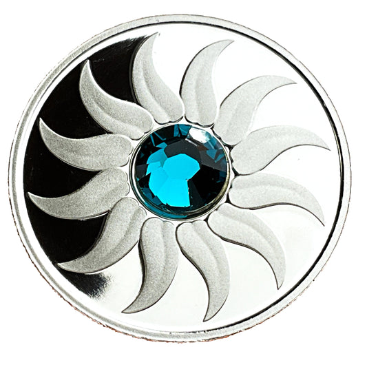 .250 ozt December Birth Stone 9999 Silver