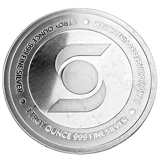 1 ozt Vintage Scotiabank 999 Silver Round