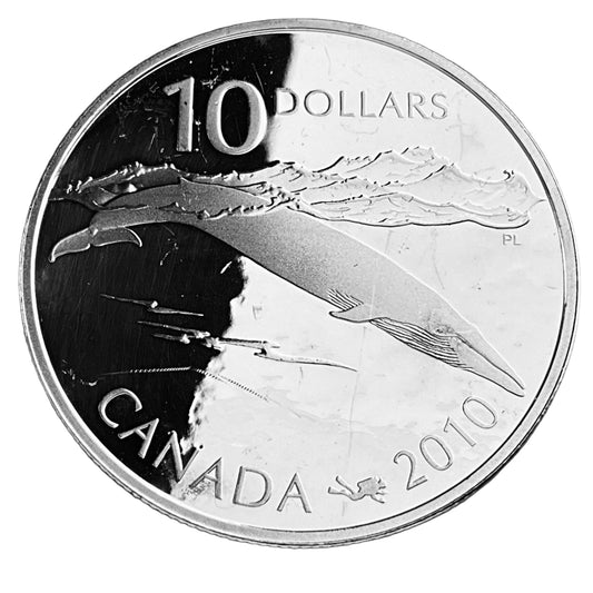 .826 ozt Blue Whale 925 Silver Coin