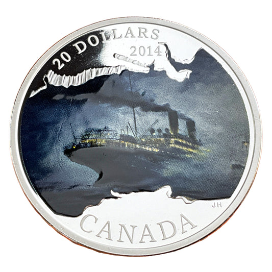 1.01 ozt RMS Empress Ireland 9999 Silver