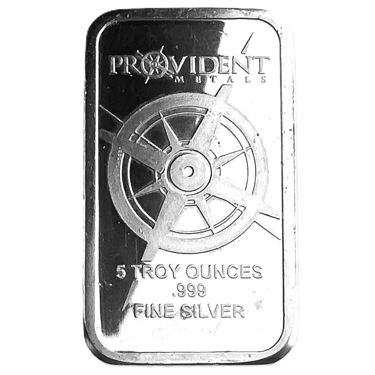 5 ozt Provident Metals 999 Fine Silver Bar